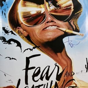 Stylized "Fear and Loathing" movie poster.