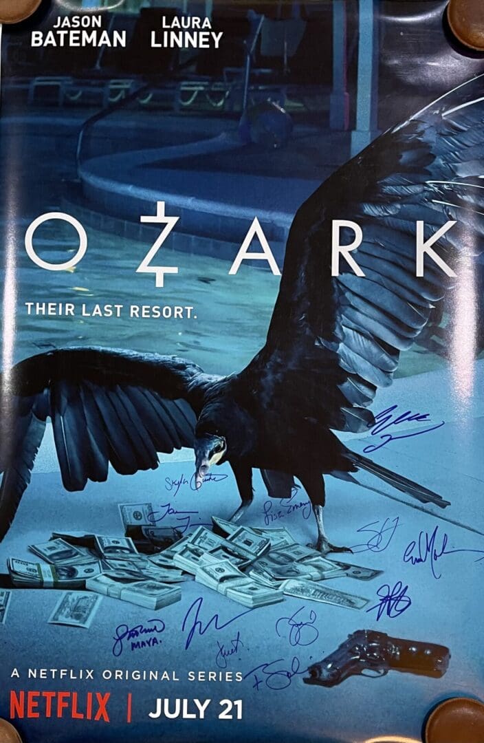 Ozark Cast Autographed Poster