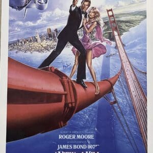 James Bond movie poster, "A View to a Kill".