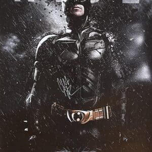 Batman in "The Dark Knight Rises" poster.