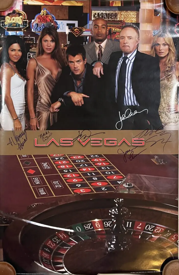 Las Vegas Autographed by Vanessa Marcil Poster