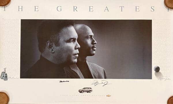 The Greatest Autographed Promotional Poster