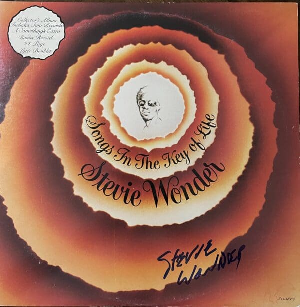 Stevie Wonder Songs in the key of life Autographed Album