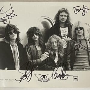 Aerosmith Band Signed 10x8 Photo