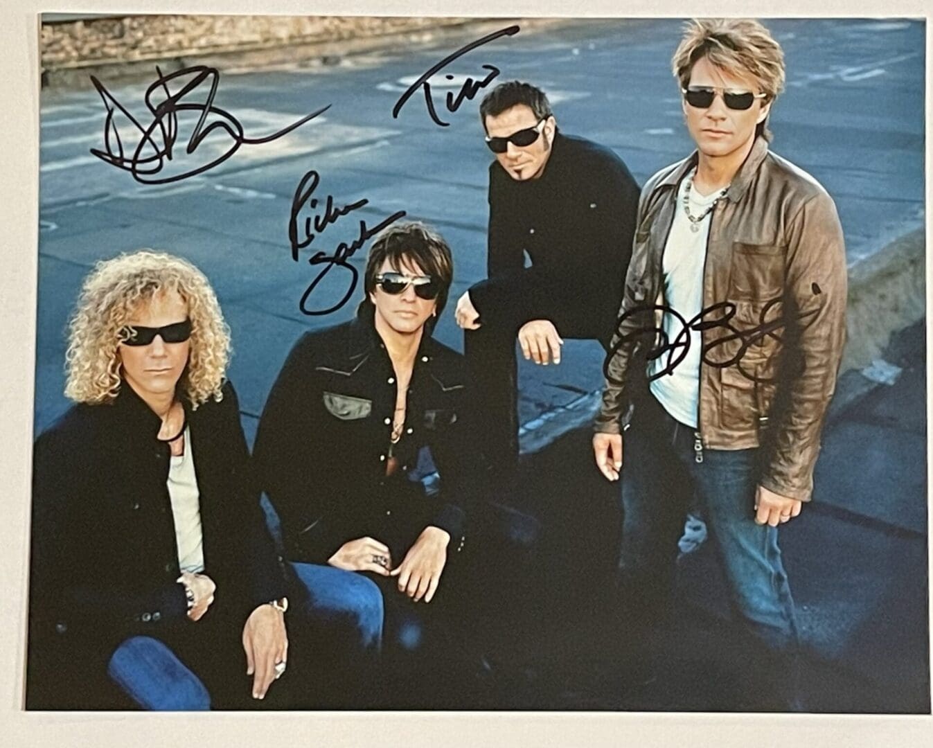 Bon Jovi Autographed 10x8 Photo
