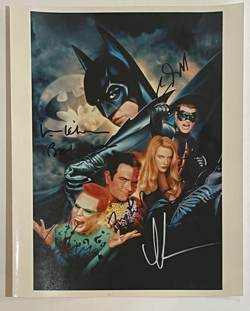 Batman Forever Autographed 8x10 Photo