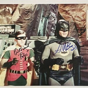 Batman and Robin Autographed 10x8 Photo, Television
