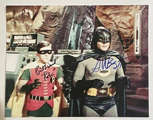 Batman and Robin Autographed 10x8 Photo, Television