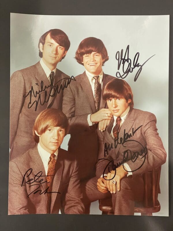 "The Monkees" Autographed 8x10 Photo