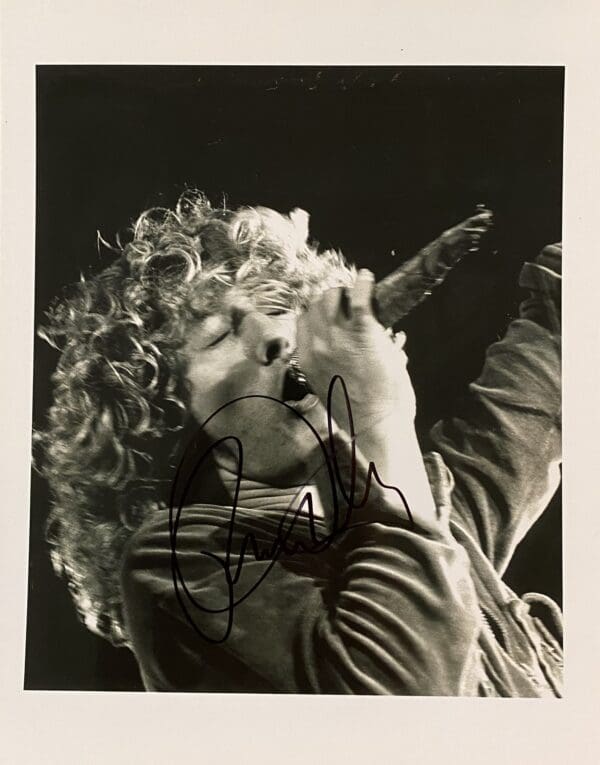 "Roger Daltrey: The Who" Autographed 8x10 Photo