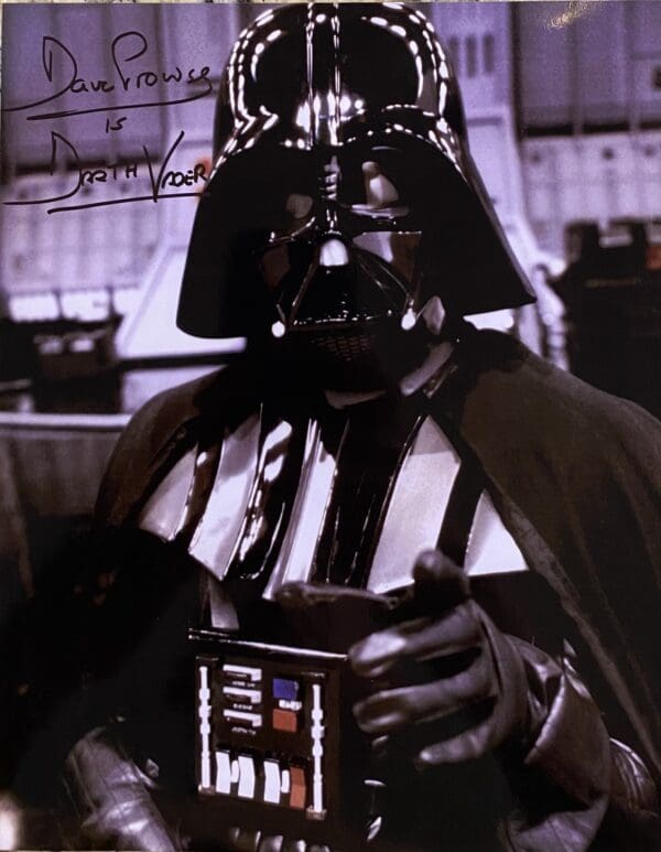 "Dave Prowse as Darth Vader" Autographed 8x10 Photo