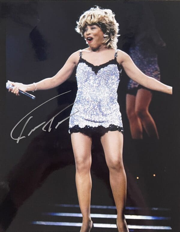 "Tina Turner" Autographed 8x10 Photo