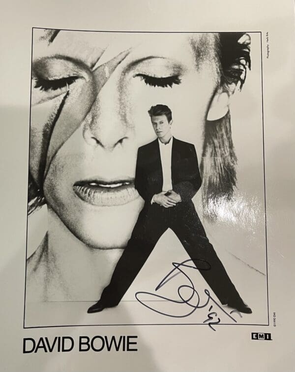 "David Bowie" Autographed 8x10 Photo