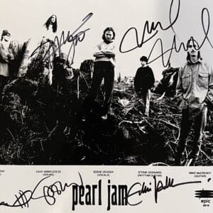 Black-and-white photo of a band.