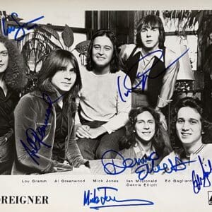 Black and white photo of a band.