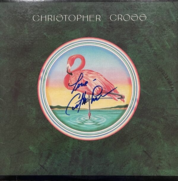 "Christopher Cross- Ride like the wind" Autographed Album