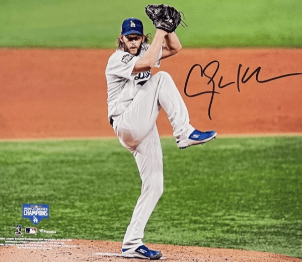 "Clayton Kershaw" Autographed 8x10 Photo