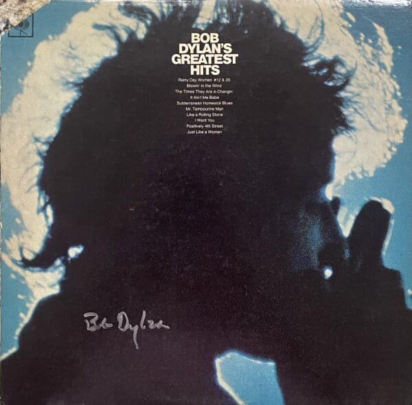 "Bob Dylan" Autographed Album - Image 2