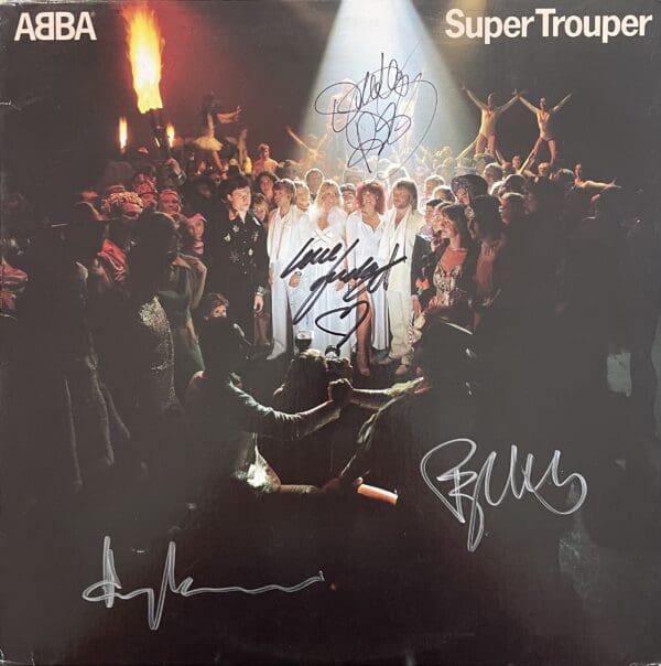 "ABBA" Autographed Album "Super Trouper"