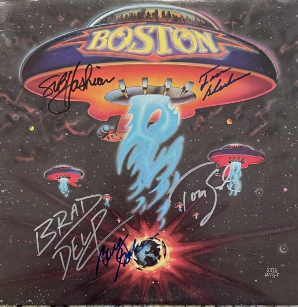 "Boston" Autographed Album