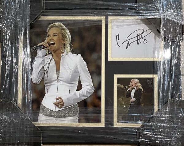 *Framed* Carrie Underwood Signature with Photos