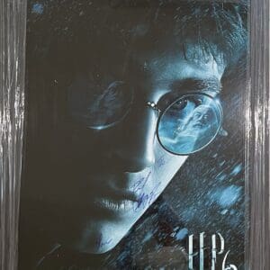 Harry Potter movie poster with icy theme.