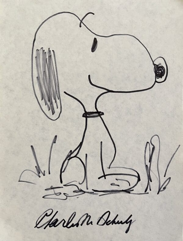 "Snoopy" Sketch 9x12