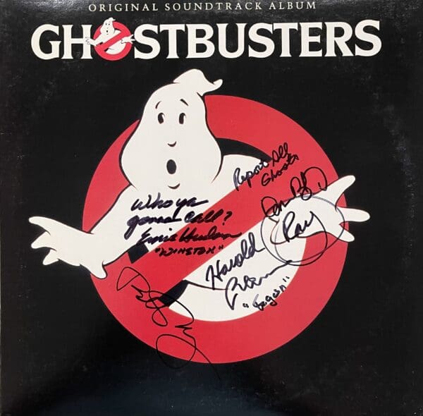 "Ghostbusters" Autographed Soundtrack Album