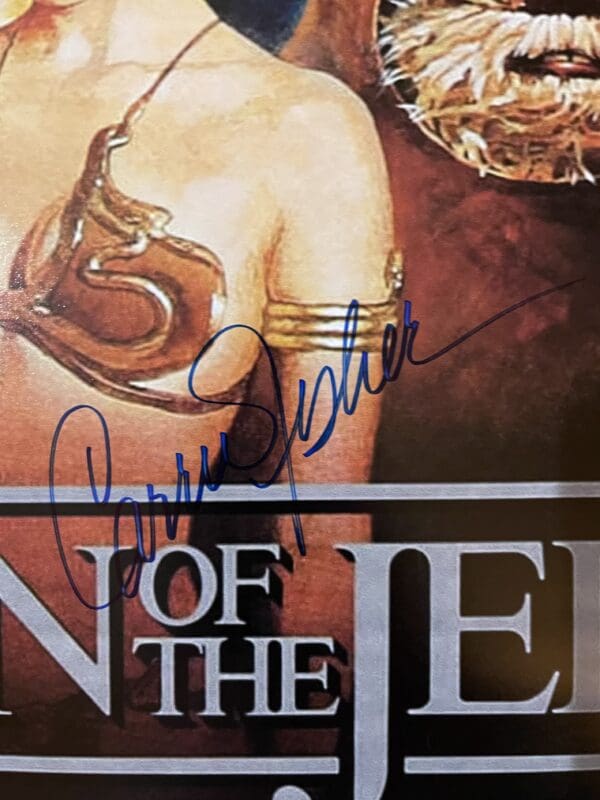 "Star Wars: Return of the Jedi" Cast Signed Poster - Image 5