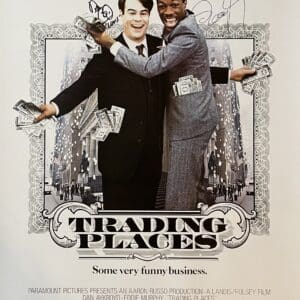 Movie poster for "Trading Places" comedy.