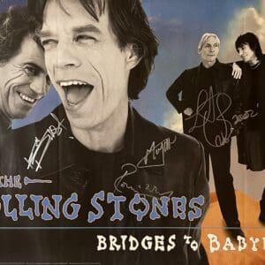 The Rolling Stones Bridges to Babylon poster.