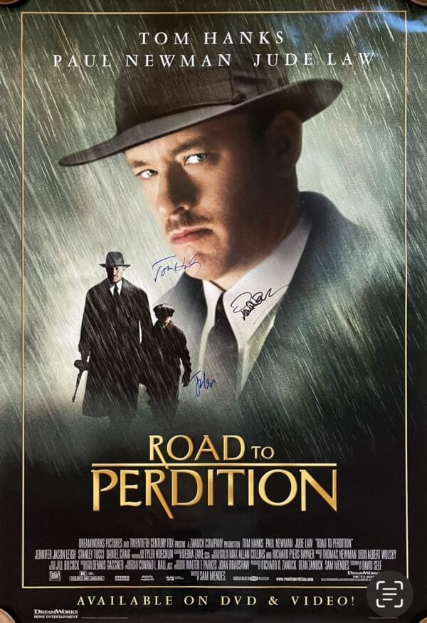 "Road to Perdition" Autographed Poster