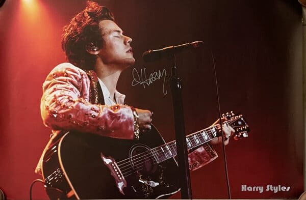 "Harry Styles" Autographed Poster