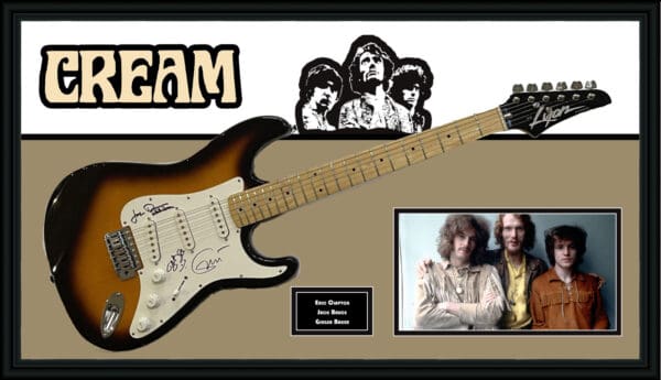 "Cream" Autographed Guitar