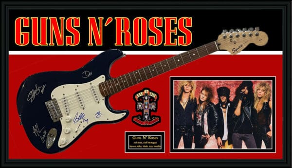 "Guns N’ Roses" Autographed Guitar