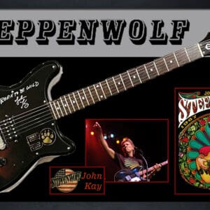 Steppenwolf guitar and album art collage.