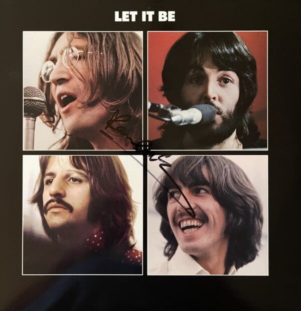 "Paul McCartney" Autographed Album "Let It Be" w/framing - Image 2