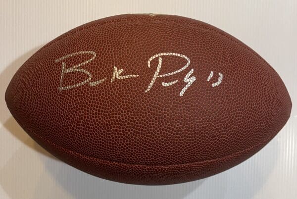 "Brock Purdy" Autographed Wilson Football - Image 3