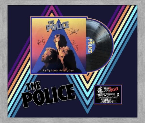 "Police" Band Signed Album "Zenyatta Mondatta"