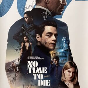 Movie poster for "No Time to Die".