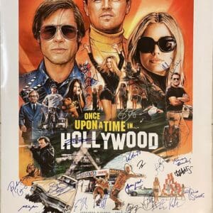 Once Upon a Time in Hollywood poster.