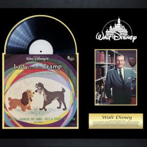 Lady and the Tramp album with portrait.