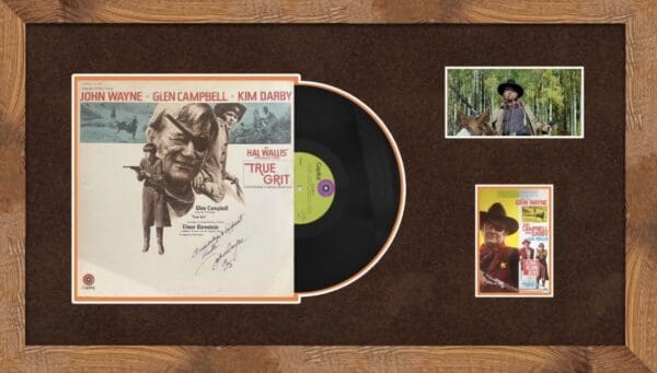 "John Wayne" Autographed True Grit Soundtrack