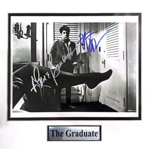 Black and white "The Graduate" movie still.