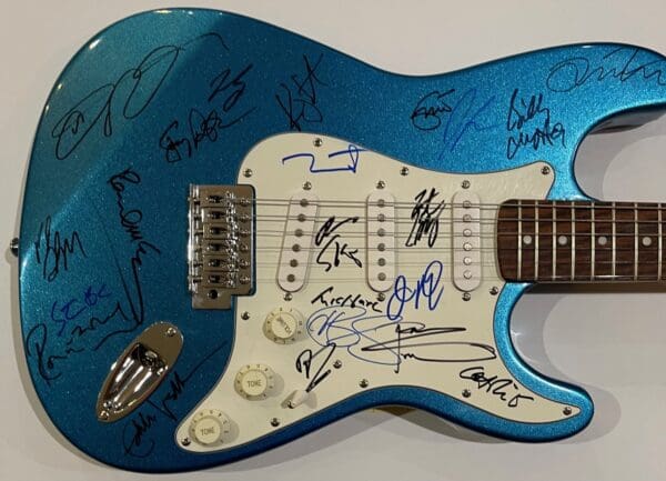 "Concert for Sandy Relief" Autographed Guitar