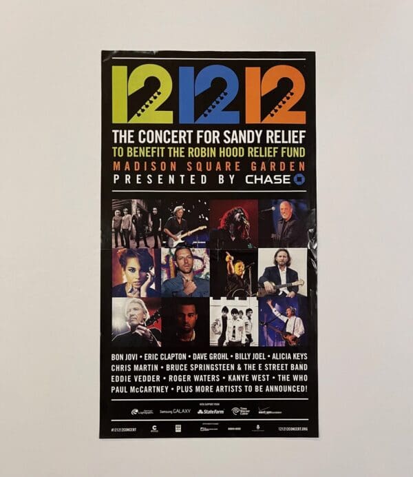 "Concert for Sandy Relief" Autographed Guitar - Image 7