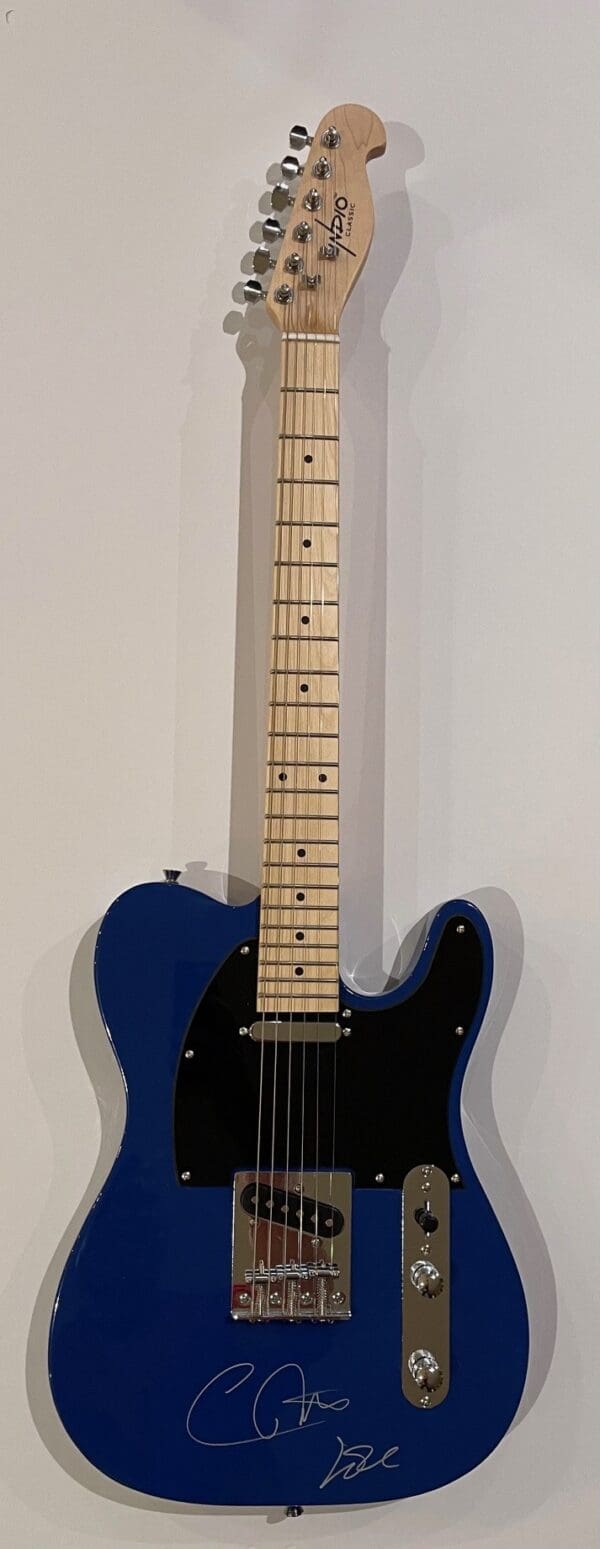 "Santana" Autographed Guitar