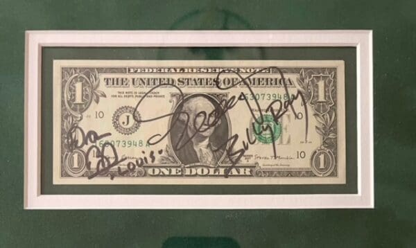 "Trading Places" Autographed Money and Photo Collage - Image 3