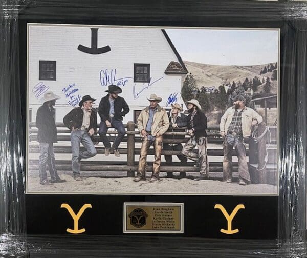 "Yellowstone" Autographed Cast Poster