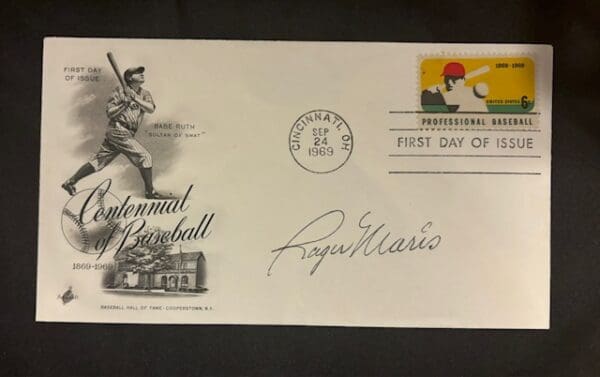 "Roger Maris" Autographed Postcard